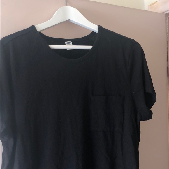 Old Navy Black Pull Over Black Crew Dress - Picture 6 of 7